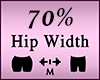 Hip Butt Scaler 70%
