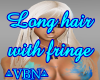 Long hair with fringe Cr