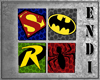 Superheroes Logos Set 1