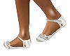 white sandals - F