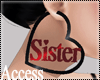 A. Sister Black Earrings