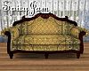 Antique Goldtone Sofa