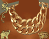 {D} Gold Double Chain