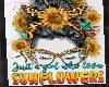 girl who loves sunflower