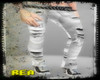 [ReA] White Ripped Jeans