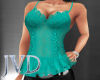 JVD Teal Lace Top