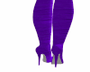 Purple demin boots