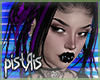 Blair Hair -Black&Purple