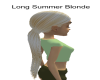 Long Summer Blonde