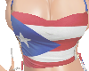 Puerto Rican Flag Top