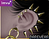 Insanity Gold Earring