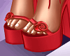 Heels Red Roses