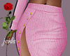 Easter Pink Knit Skirt