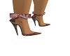 red gold brown heels