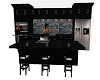 BLACK AND SILVER KITCHEN