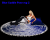 Blue Cuddle Pose Rug 2