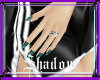 {SP}TurquoisGlitter Nail