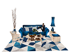 blue living set