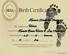 Kamari Birth Certificate
