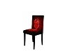 flirt kiss chair red