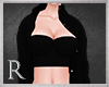 R. Black Boyfriend Blous