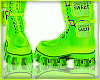 Amore Neon Green  Boots