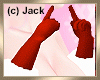 XMas Santa Glow gloves