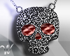 *W* Skull Necklace