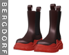 BV Tire Boots Brown Red