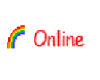 Rainbow online icon