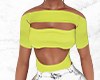 Neon Cut Out Top