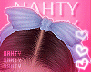 Summer Denim Hair Bow