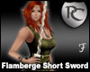 Flamberge Short Sword F