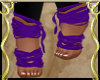 Purple Foot Straps