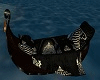 Boat, dark wood, 