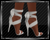 White Ribbon Heels