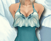 Teal Cute summer dress