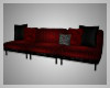CPL KISS LONG COUCH RED
