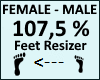 Feet Scaler 107,5%