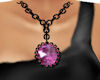 *K* Pink/Purple Necklace