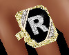Diamond & Gold Ring "R"