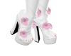 Rose white pink heels