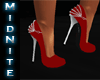 (M) Chain Heels Red