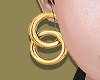 Gold Infinity Earrings