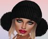 Hat with ombre hair