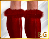 EG-Fur Boots Red