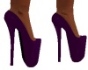 Purple platform shoes