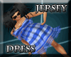 Blue Jersey Dress (QBL)