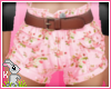 !B! Pink Floral Shorts