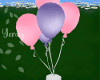 Balloons Purple & Pink
